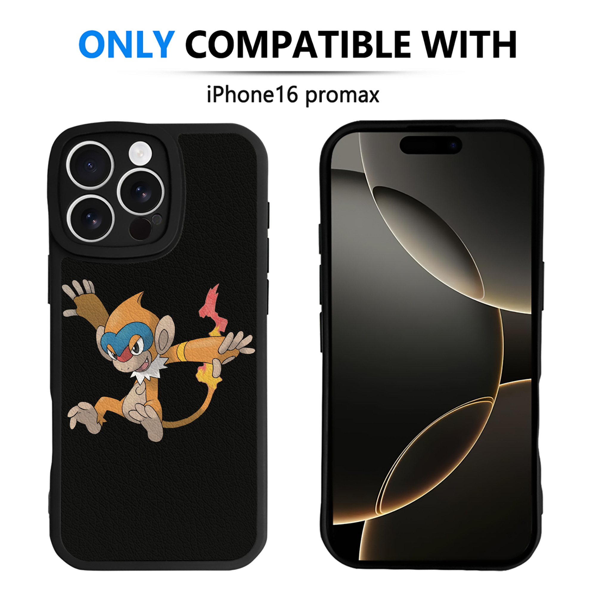 （画像用） ポケットモンスター Pokémon 【iPhone 16シリーズ対応】シリコンスマホケース（レザー調） 材質：シリコン